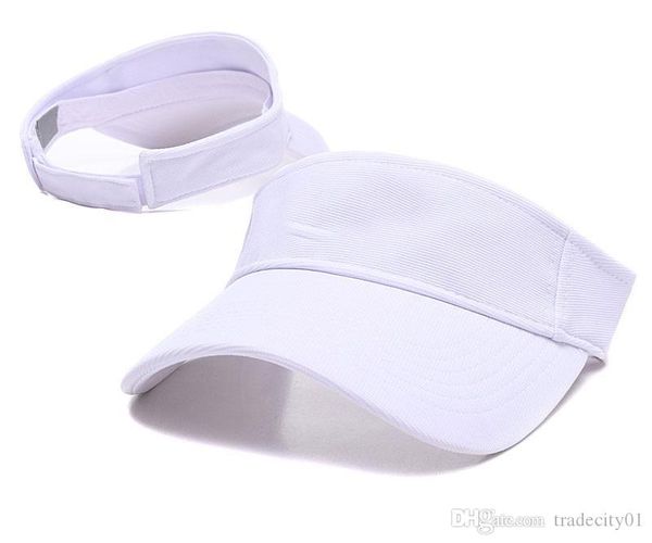 

2021 brand sports teams solid visor white black caps hats snapback caps adjustable teams visor hats accept mix order, Blue;gray