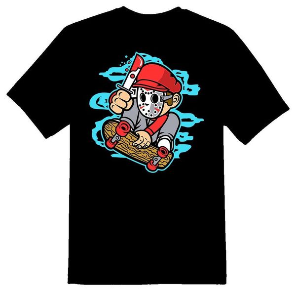 

killer skater skateboard machete tee shirt black or white, White;black