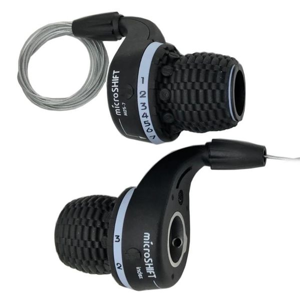 

bike derailleurs microshift twist mtb cycling left & right grip gear shifters 3x7 speeds trip dip compatible for