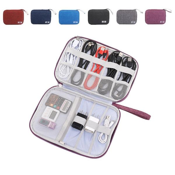 

storage bags travel multi-function digital bag data cable mobile phone u disk charger gadget