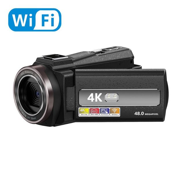 

camcorders video camera 4k hd digital wifi handheld pography remote control touch screen camcorder 48mp 3.0 infrared night