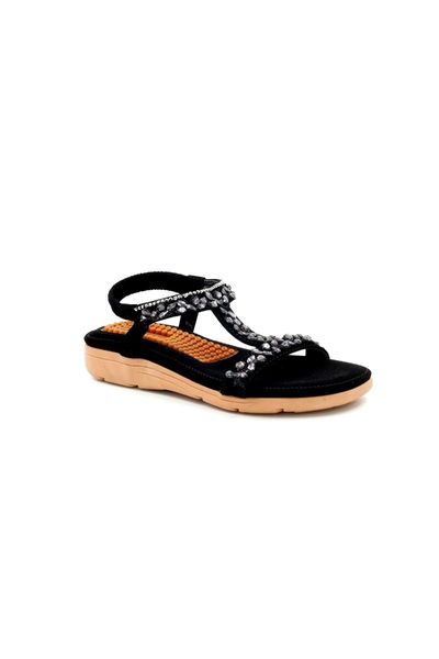 

sandals 20y231-6 women black orthopedic casual sandals--black-40
