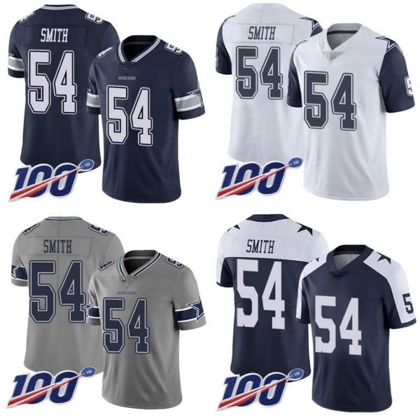 

dallas cowboys men #54 jaylon smith women youth 100th season vapor limited jersey, Black;red