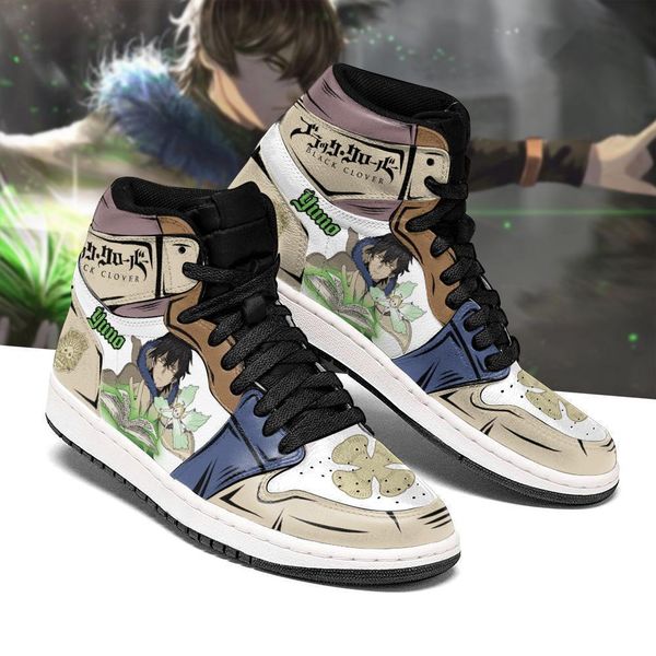 

grimore yuno sneakers black clover anime shoes
