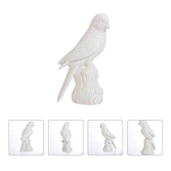

mugs 1pc ceramic parrot craft decor adornment housewarming gift white