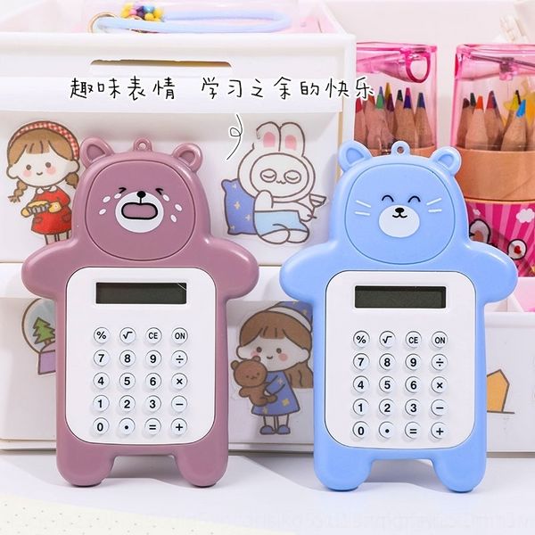 

Ivl1 cartoon cute calculators bear korean fashion mini primary school cartoon cute bear computer korean fashion mini portable calculator po