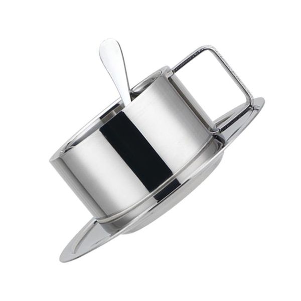 

water bottles 1 set stainless steel coffee cups double layer safety tableware