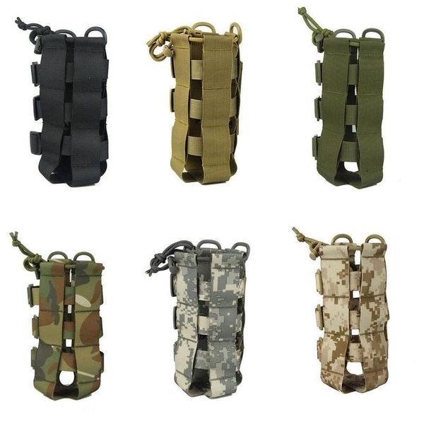 

pcs water pot nylon webbing material kettle adjustable bag army fans climbing hiking camping bags bottle outdoor