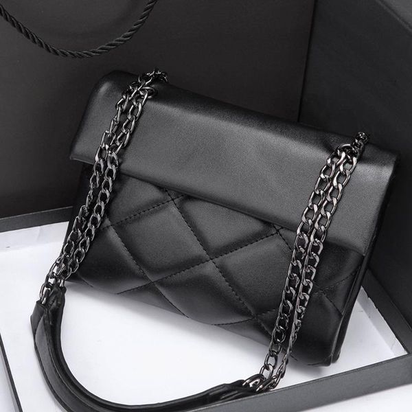 

evening bags small brand women's slung shoulder ladies rhombic chain