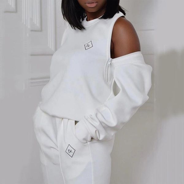 

women's hoodies & sweatshirts autumn winter round neck 2021 plus size white letter print solid 4xl 5xl fashion shirts oversized big, Black