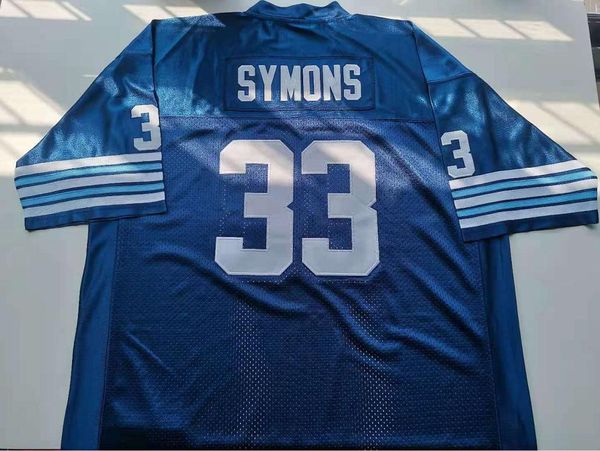 

rare football jersey men youth women vintage 33toronto argonauts bill symons jerseys size s-5xl custom any name or number, Black