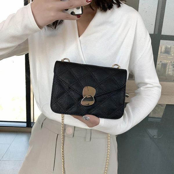 

waist bags exceed ins joker fire square diamond lattice chain messenger single shoulder package mini small bag n7wl