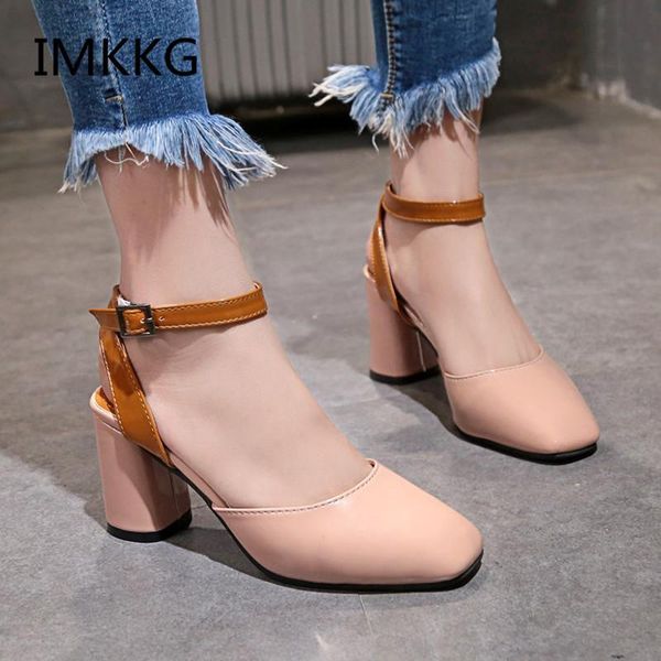 

summer square toe fashion ladies shoes high heel women sandals v111, Black