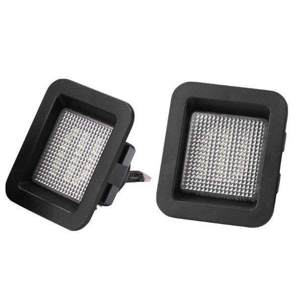 

working light 2pcs led license plate lights 6000k white tag lamps direct lnstallation high luminescent purity for f150 2021-2021