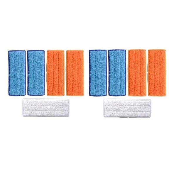 

vacuum cleaners 10pcs washable mopping pads sweeping pad cloth replacement parts for- braava jet 240 241 for robots accessories