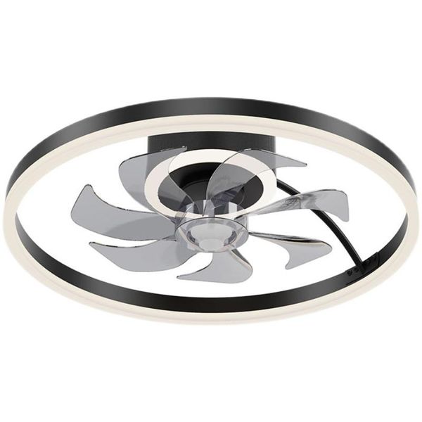 

ceiling fans modern smart silent fan with led light remote control roof for living room bedroom kitchen home black gold lamp 220v