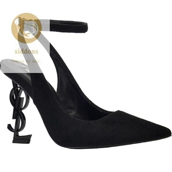 

classic hollow high heels female princess shallow mouth single shoes fashion small fresh pointed high-end women's sandals, Black