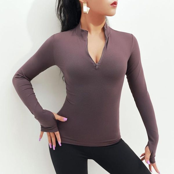 

long sleeve yoga shirts sport fitness gym sports wear for women push up running full clothes outfit