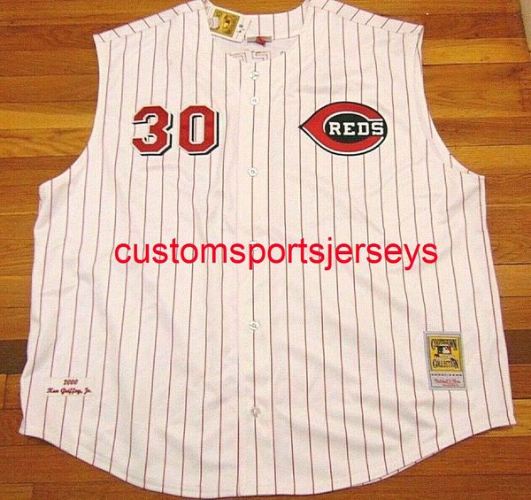 

stitched retro jersey mitchell & ness 2000 ken griffey jr. jersey men women youth baseball jersey xs-5xl 6xl, Black