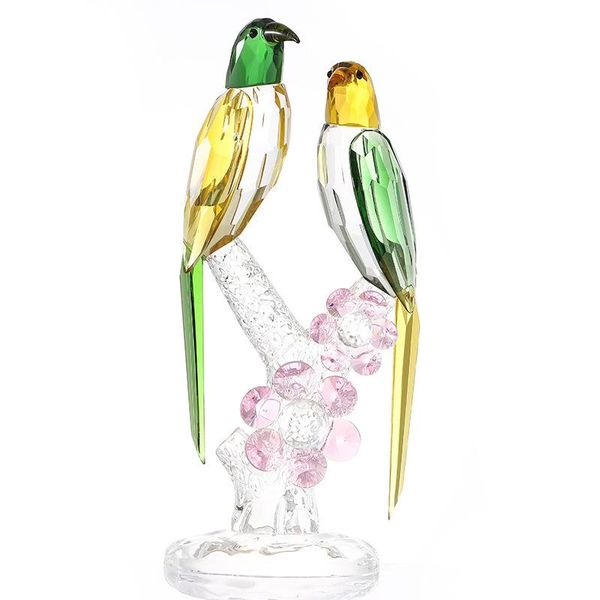 

decorative objects & figurines high-quality handmade crystal bird ornament glass animal home office table decor xmas wedding gift decors