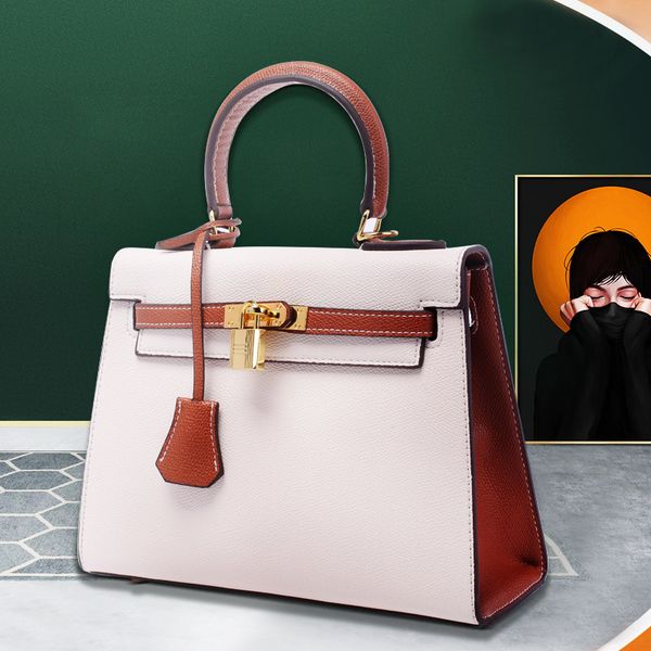 

2021 spring and summer temperament portable women's large capacity busins oblique cross bag