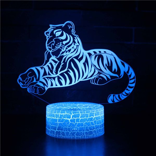 

3d animal led night light lamp 7color table lamps toys gift for kid home decoration