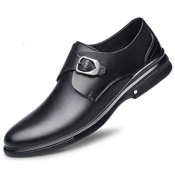 

tangzuo 2395 casual leather sho, batch 38-48, black single cotton