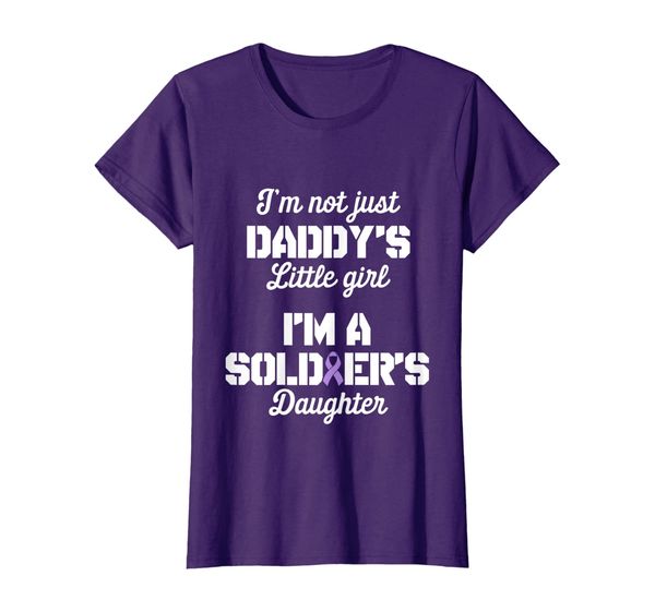 

Military Child Month Purple Up Pride Soldier Daughter TShirt, Mainly pictures