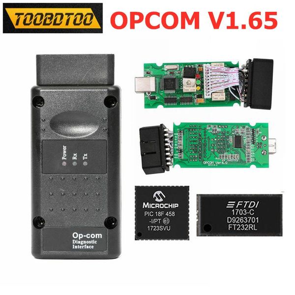 

code readers & scan tools diagnostic tool op com v2010/2014 v1.65 for obd2 scanner can bus interface opcom ft232rl chip with pic18f458