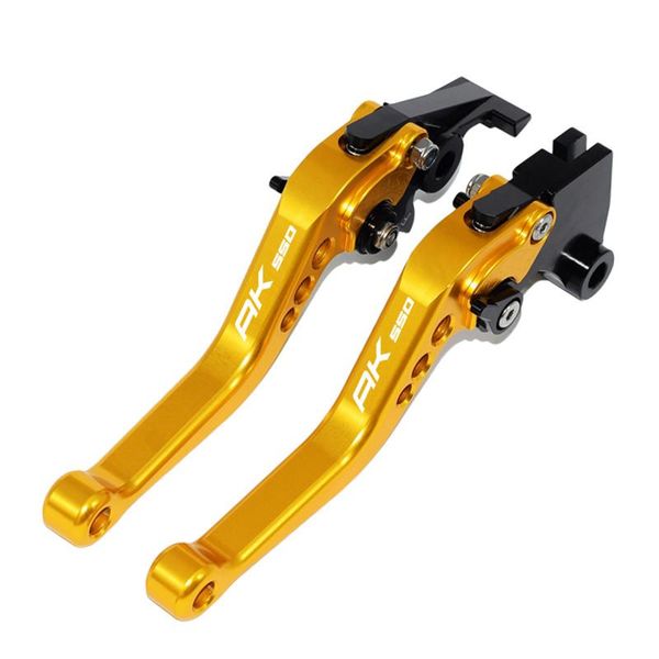 

motorcycle brakes scooter accessories folding extendable left right brake clutch levers aluminum for kymco ak 550 ak550