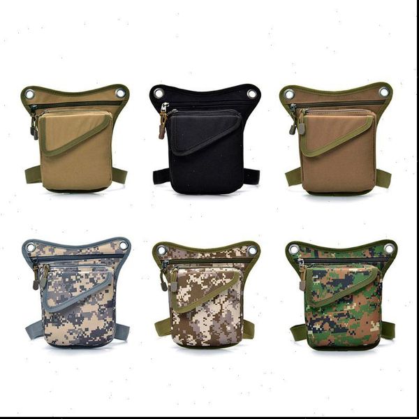 

motorcycle drop leg nylon waist bag thigh fanny pack belt bum pouch