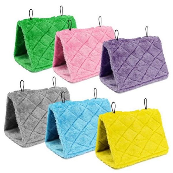 

plush bird hanging cave cage snuggle happy hut tent bed bunk toy parrot hammock 7a0327 cages