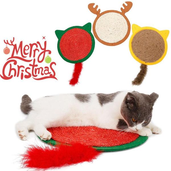 

cat beds & furniture halloween toys scratching pads sisal plush scratch pad pet toy durable