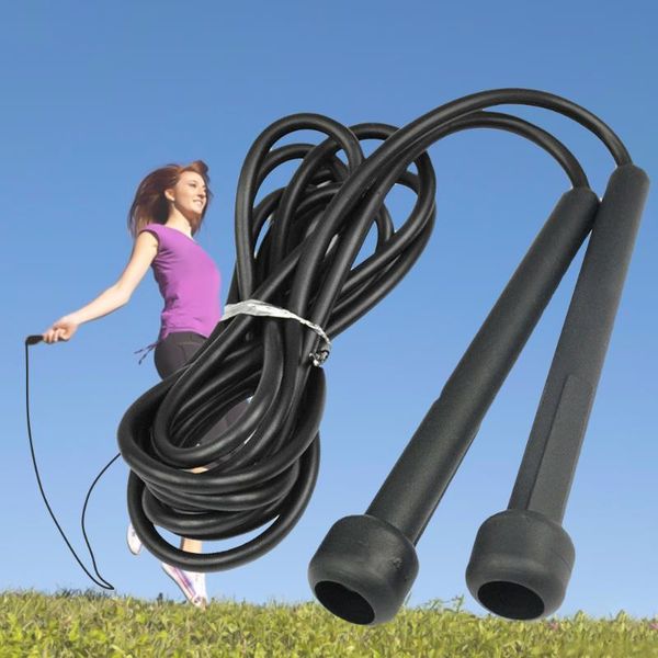 

jump ropes 2.45m skipping cable steel abs handle crossfit training boxing sports exercises cardio gym delicate rope