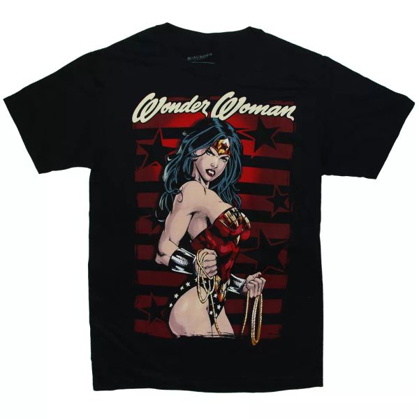 

dc comics wonder woman t shirt sizes s to 3xl, White;black