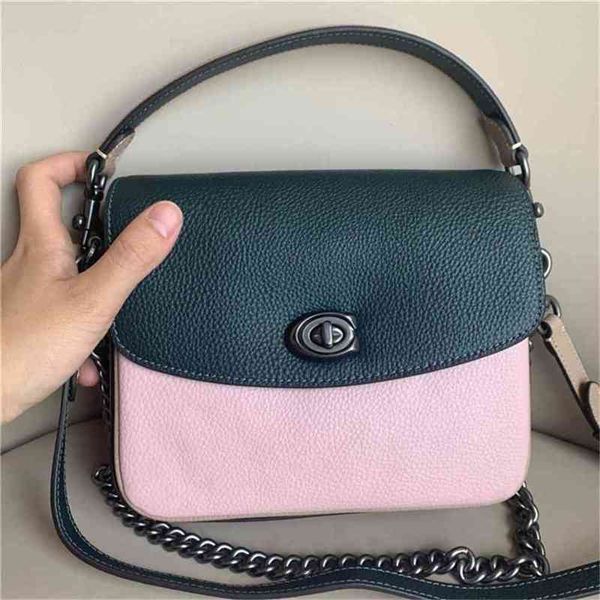 

women luxurys designers bags 2021 three belt series leather flip chain contrast color portabl designer handbag handbags totes crossbody bag