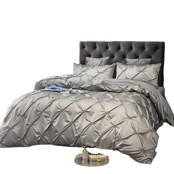 

bedding sets pinch pleat flower set luxury quilt cover quality bed summer for home skin friendly duvet