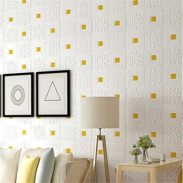 

wallpapers waterproof foam room sticker wallpaper 3d diy decoration home wall living kitchen decal