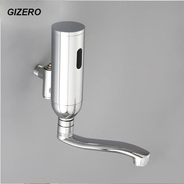 

bathroom sink faucets accessories automatic faucet chrome brass finish dc 6v battery power hands touch sensor zr1023