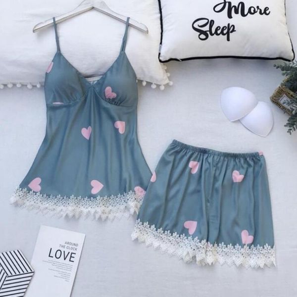 

women's sleepwear summer cool pajamas thin japan and south korea stock cute home clothes large fun suspender skirt, Black;red