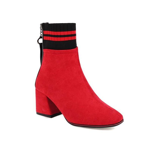 

boots big size simple women shoes ankle for ladies woman winter, Black
