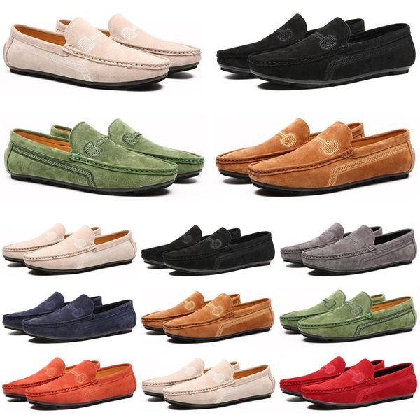 

luxury men casual shoes black red loafers outdoor flat slip on fashion mens trainers sneakers size 40-47 color5