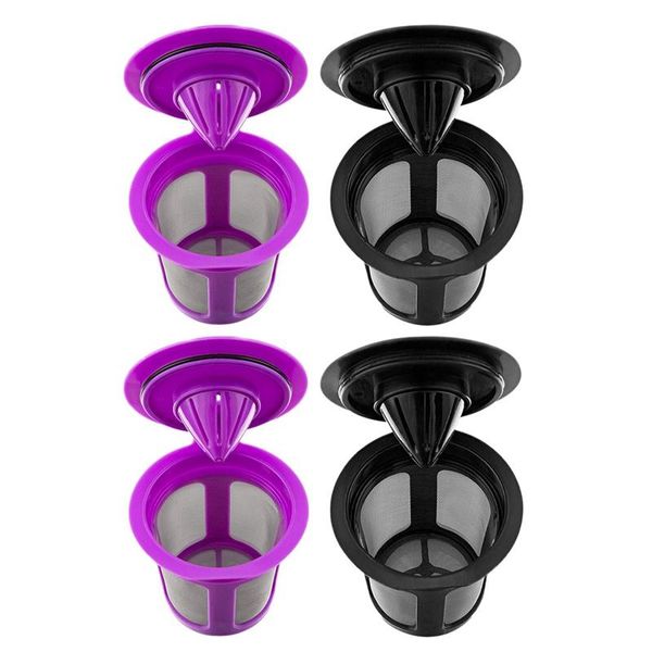 

coffee filters 4 pcs filter suitable for keurig k-cup 2.0 1.0 reusable filling box