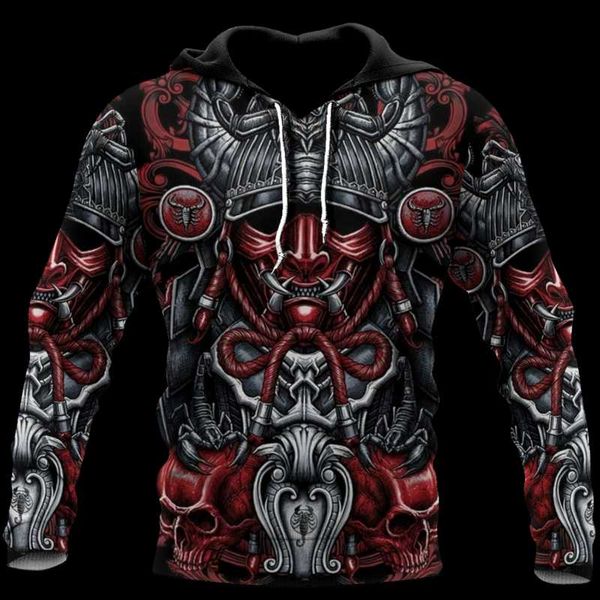 

men's hoodies & sweatshirts japanese samurai 3d print fashion hoodie casual harajuku streetwear zip sports pullover oversized sudader, Black