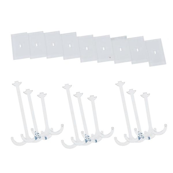 

jewelry pouches, bags 9 pcs earring holder display stand, Pink;blue