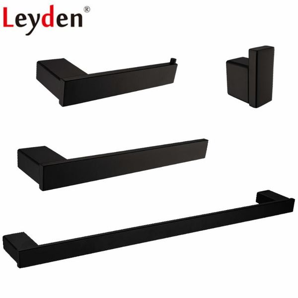 

bath accessory set leyden black 4pcs bathroom accessories 304 stainless steel wall mounted single towel bar holder toilet paper