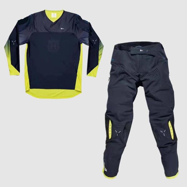 

racing sets 2021 mx motorcycle gear set motocross jersey and pants gloves dirt bike mtb atv cycling, Black;blue