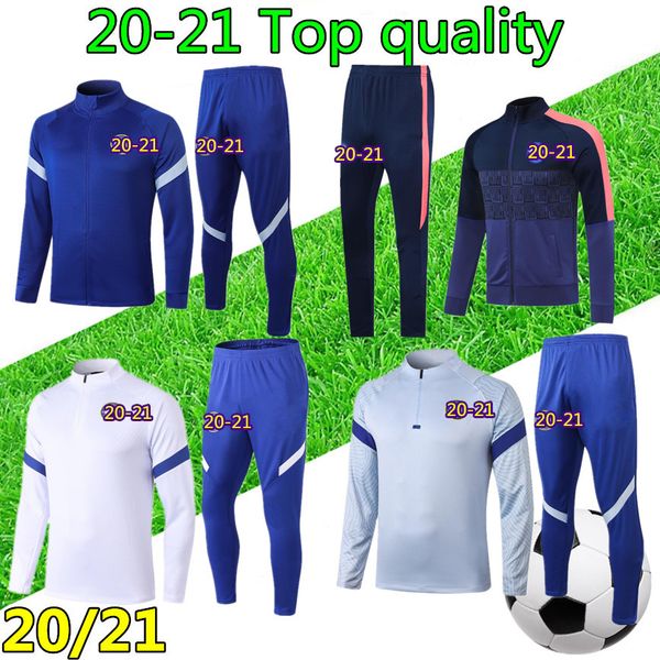 

mens 20 21 werner kante soccer tracksuit jacket 2020 2021 pulisic abraham polo shirt football tracksuits jackets training suit jogging, Black