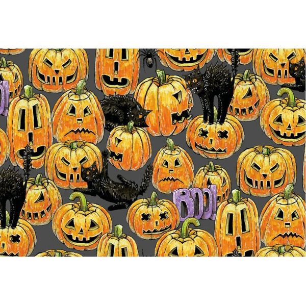 

party decoration halloween backdrop scary pumpkin and cat background pography family holiday decor po booth props