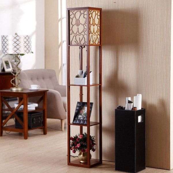 

floor lamps chinese style lamp e27 9w with figure vertical wooden light for living room standing indoor lighting fixture